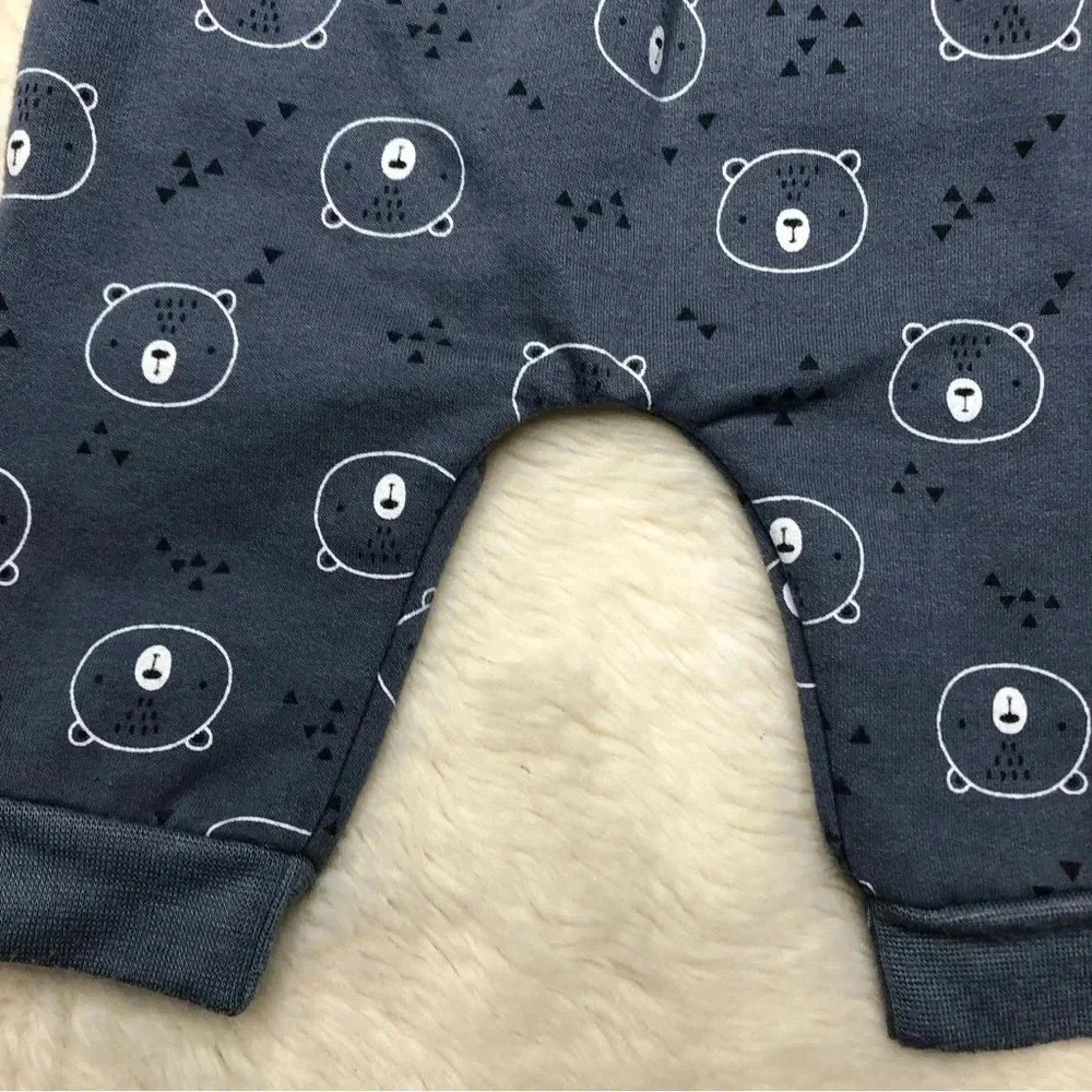 Rene Rofe Baby Sweatpants Blue / White Bears Size 0-3 Months - Picture 8 of 16